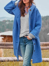 Faye – Jacket with buttons and hood