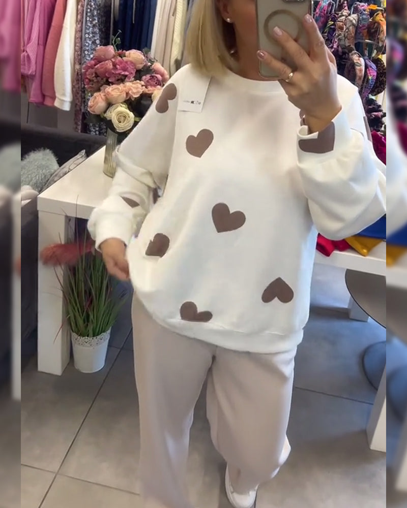 Mila – jumper with hearts