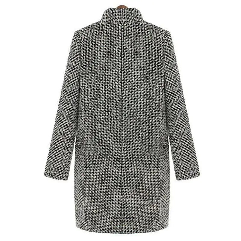 Sane – Classic coat with textured pattern