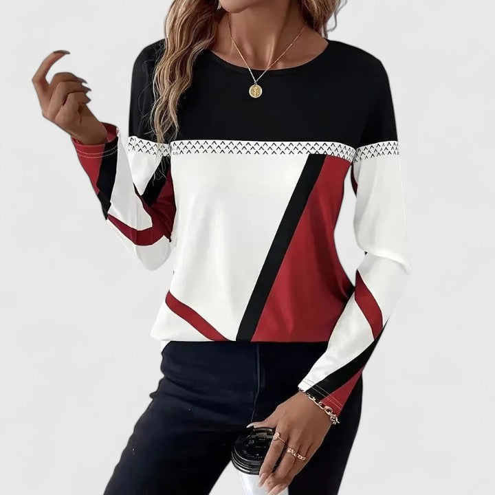 Lena – Top with Graphic Print