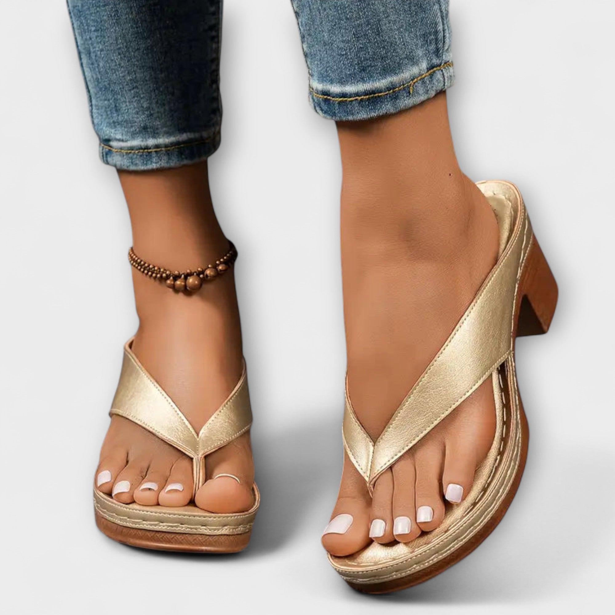 Emily - Orthopedic Heeled Slippers
