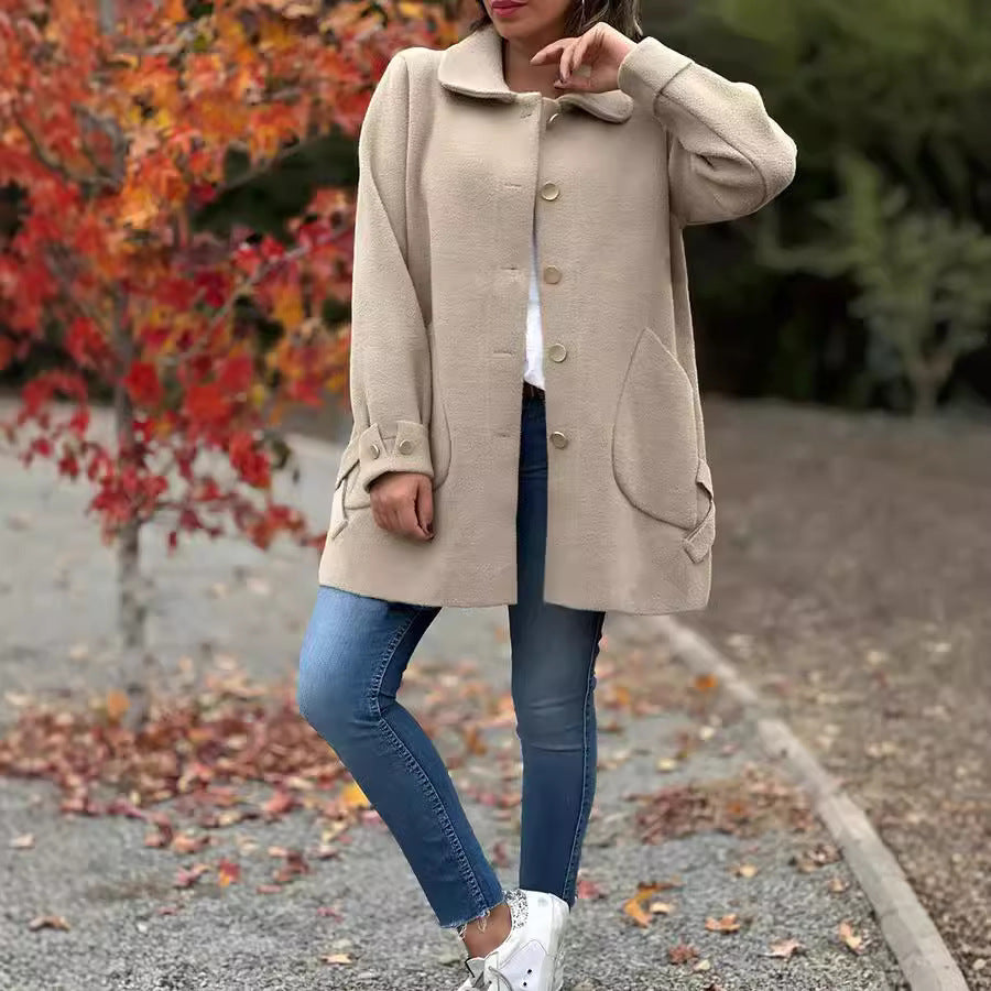 Amara – Classic Wool Blend Coat