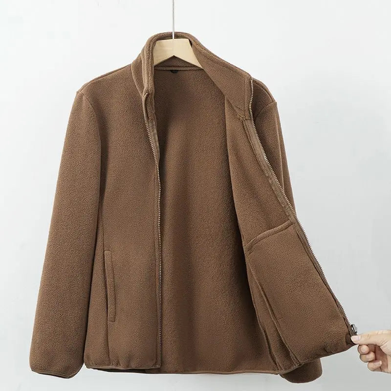Nora – Soft fleece jacket with zip fastening