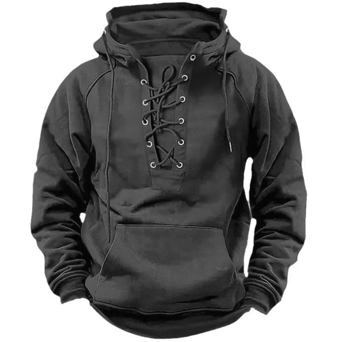 Dumont – Sporty hoodie with lace detail