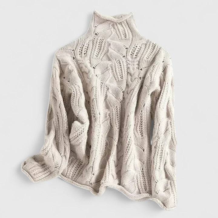 Mila – Knitted Jumper in Wool Blend