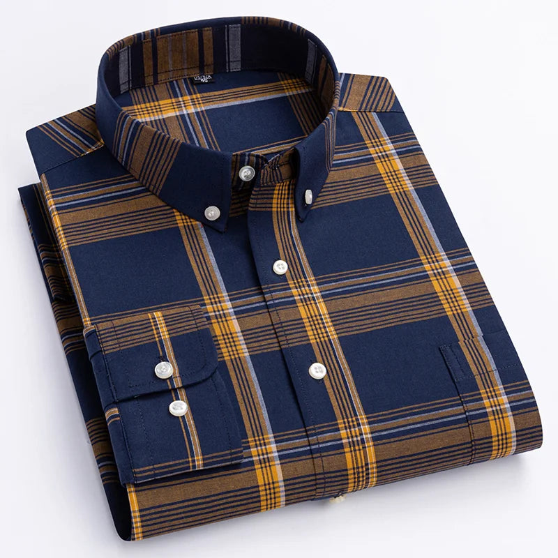 Lewis – Checked Cotton Shirt