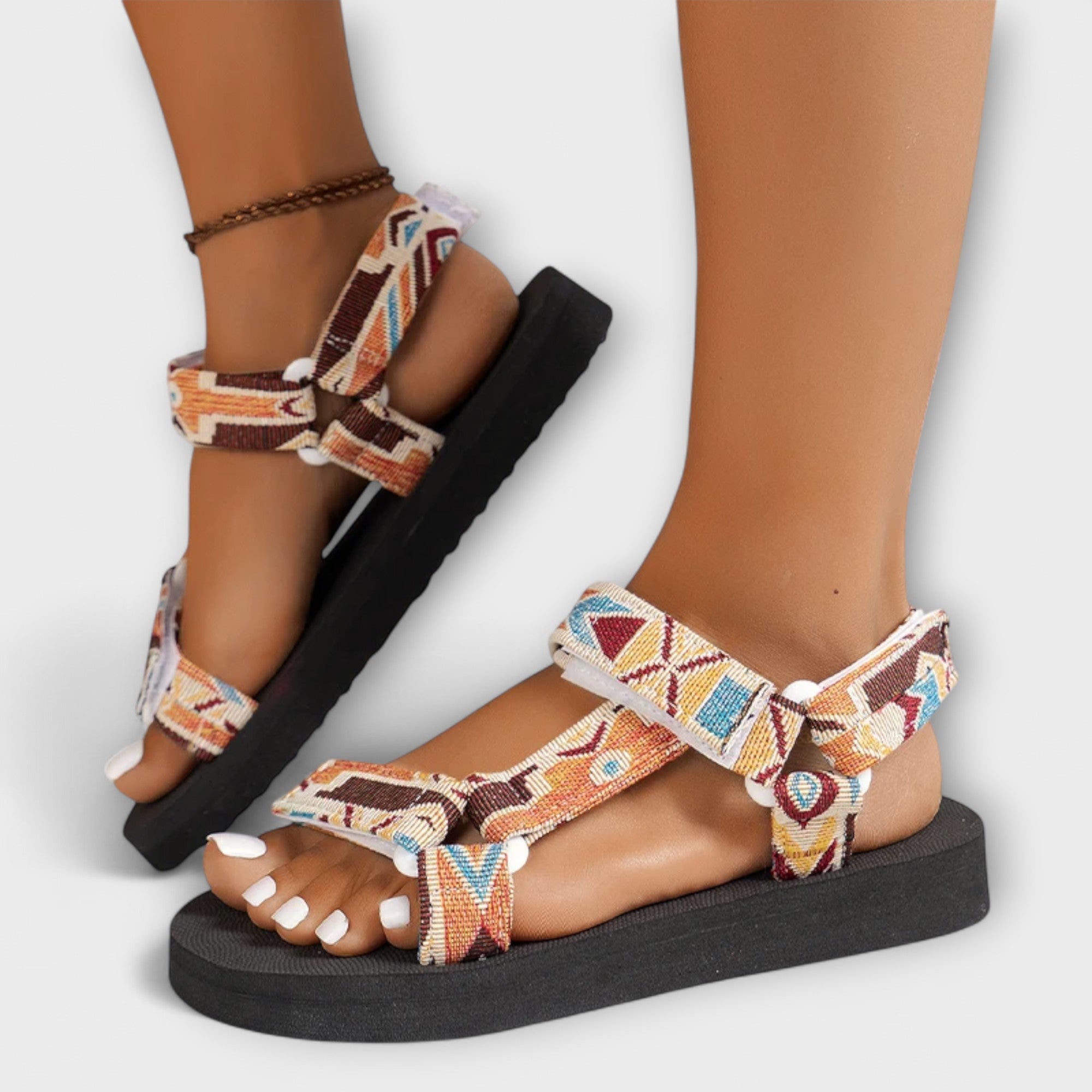 Summer Flat Women's Sandals Made of Hemp Rope