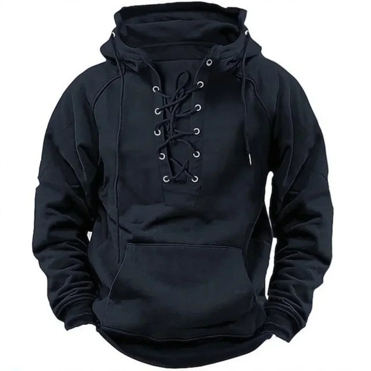 Dumont – Sporty hoodie with lace detail
