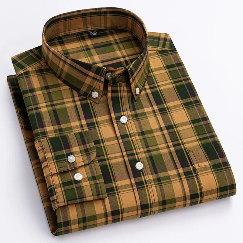 Lewis – Checked Cotton Shirt