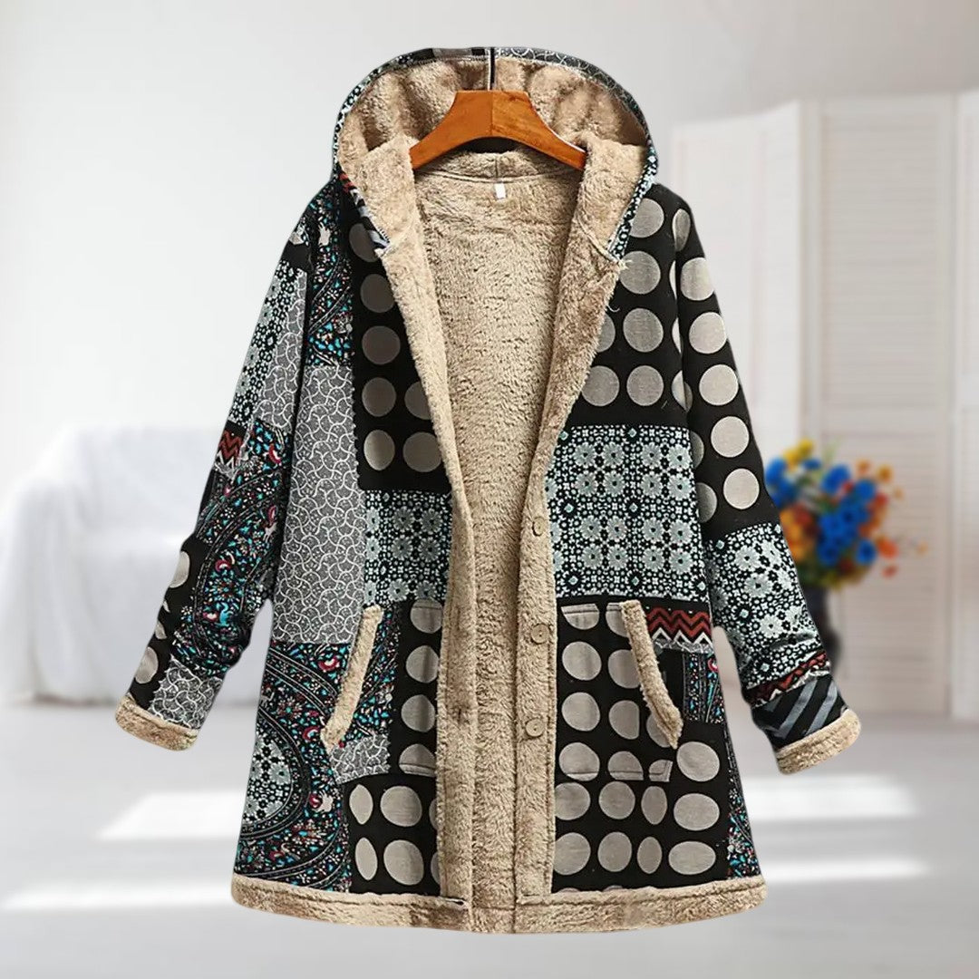 Flora – Fleece Lined Floral Jacket