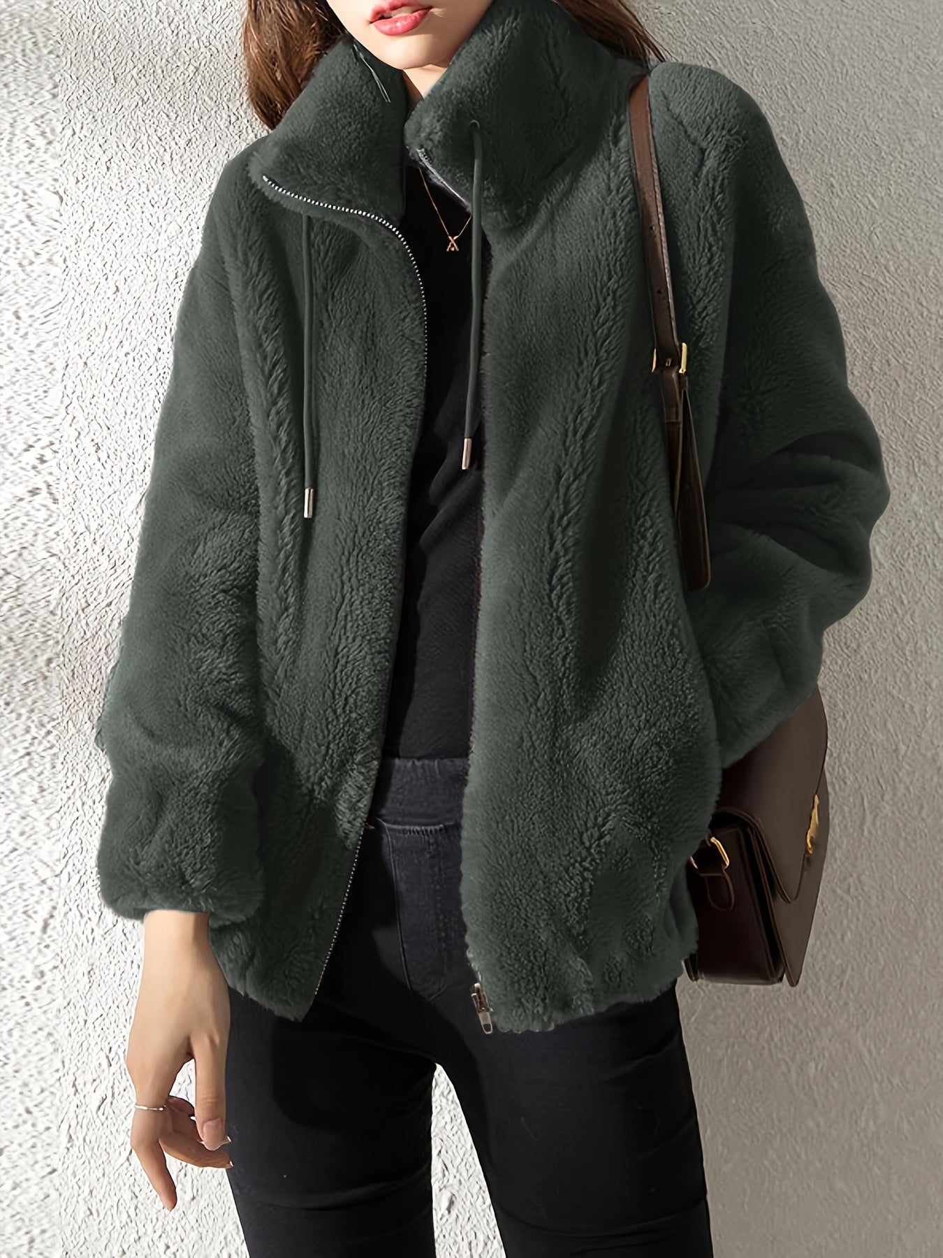 Alina – Soft Teddy Coat