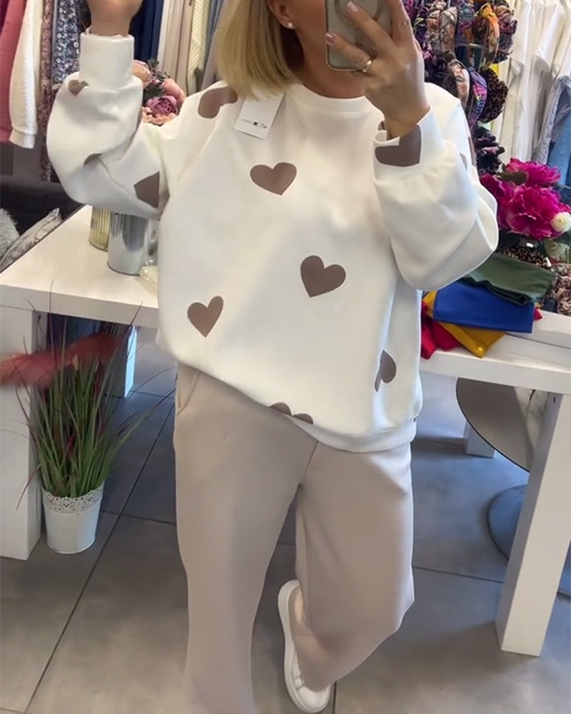 Mila – jumper with hearts