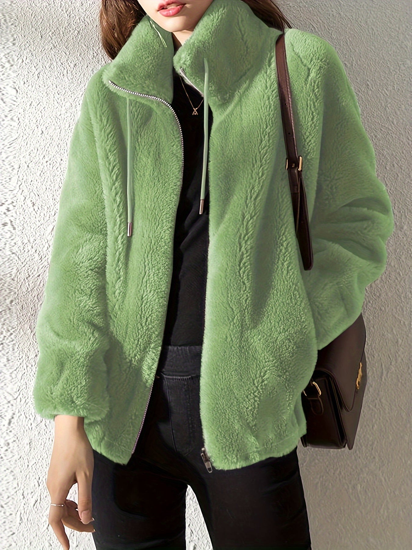 Alina – Soft Teddy Coat