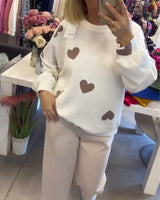 Mila – jumper with hearts