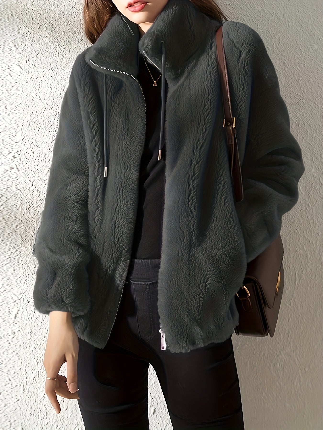 Alina – Soft Teddy Coat