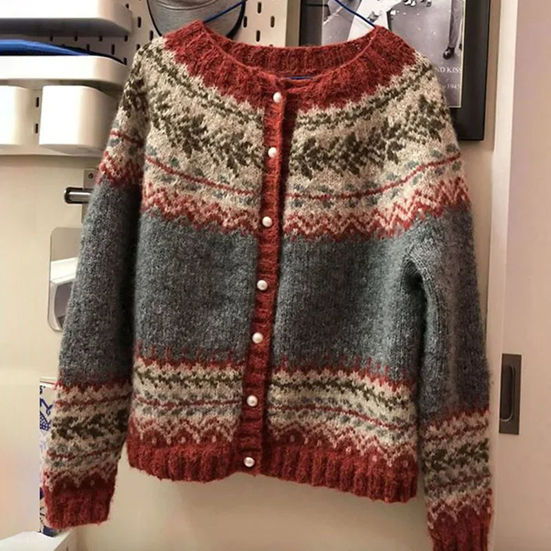 Atasha | Vintage Icelandic Wool Cardigan
