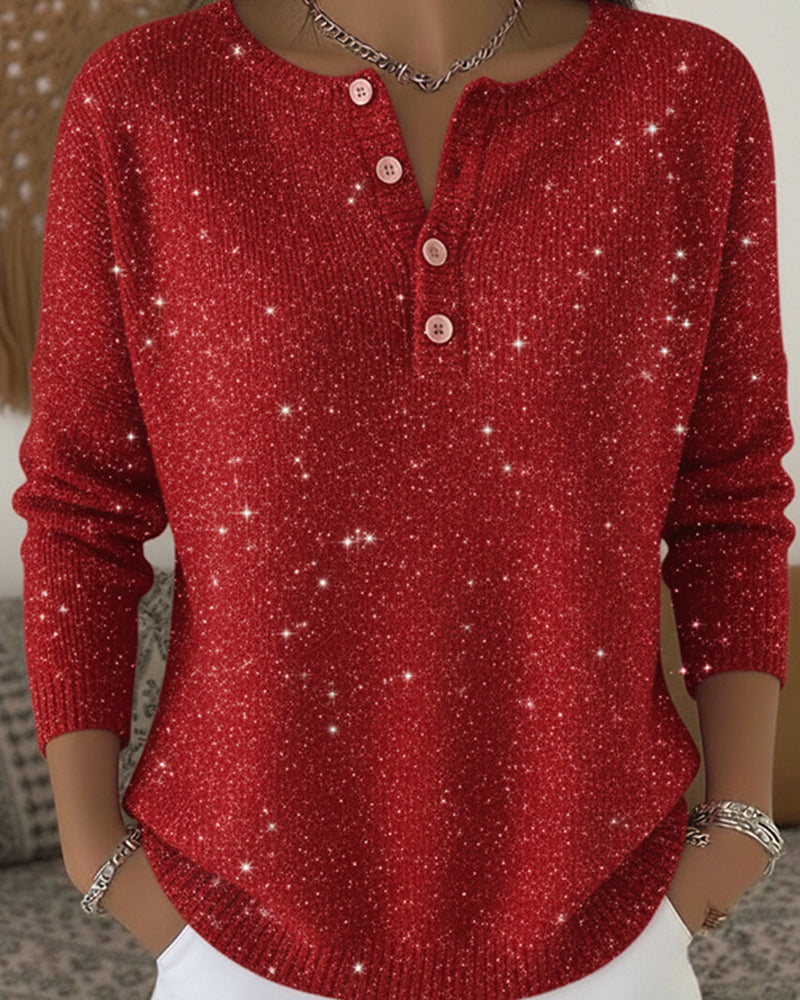 Noor – Jumper with Button Detail
