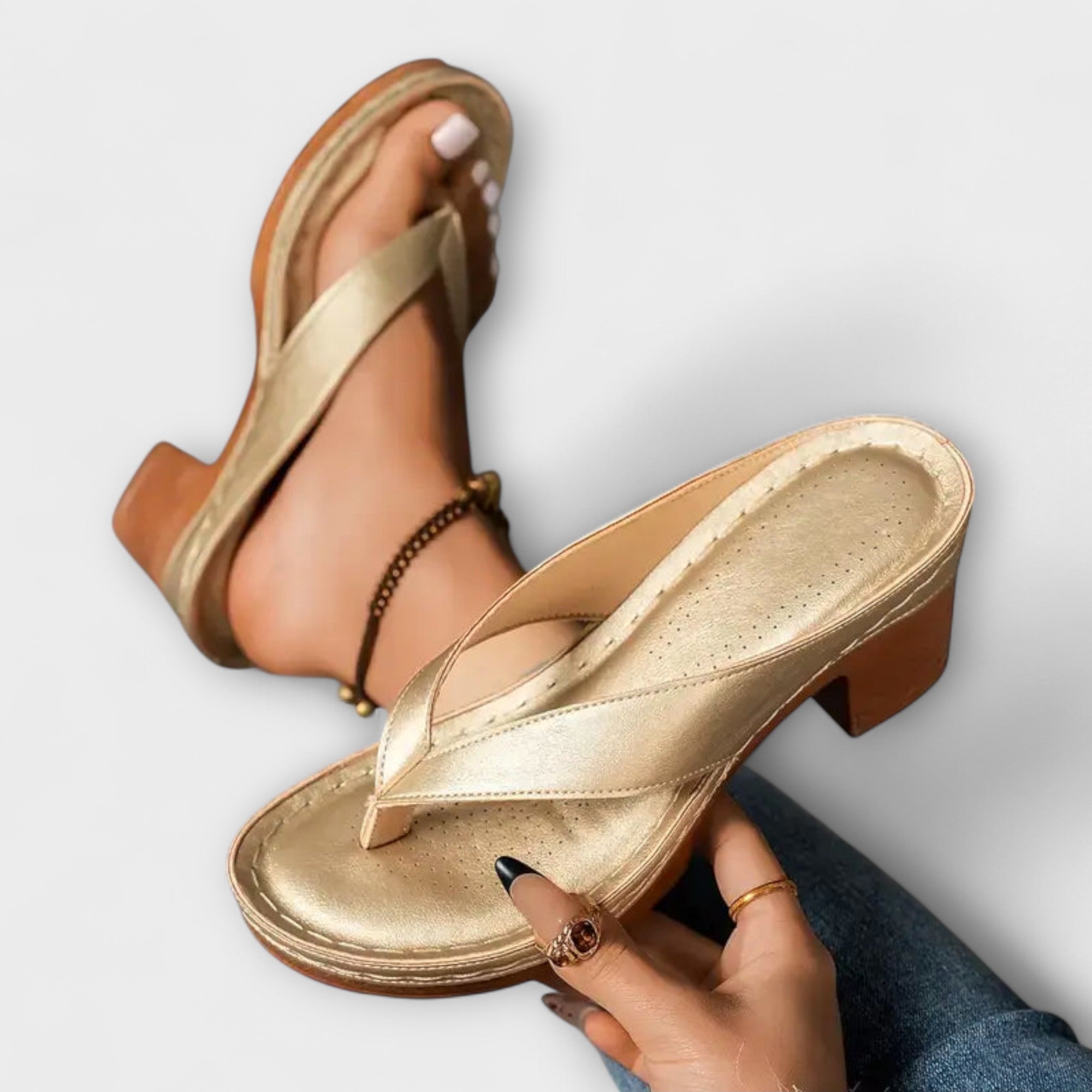 Emily - Orthopedic Heeled Slippers