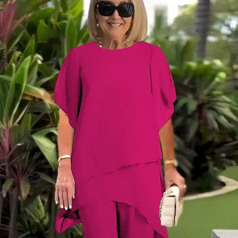 Tessa – Set with top and matching trousers